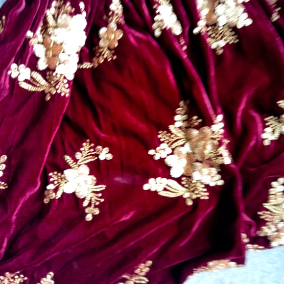 Dress velvet - Picture 4 of 5